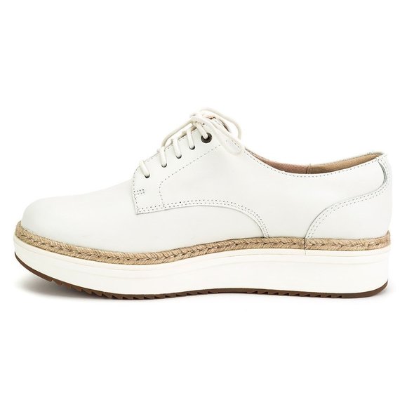 Clarks Teadale Rhea WhitePlatform Oxford size 6.5 - like NEW Made in Indonesia - Picture 10 of 16